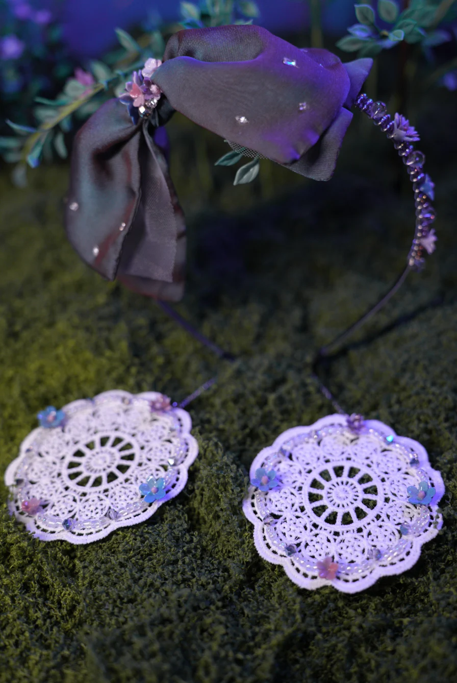 Mysterious Night - Gleaming Garland Headband – Bild 18