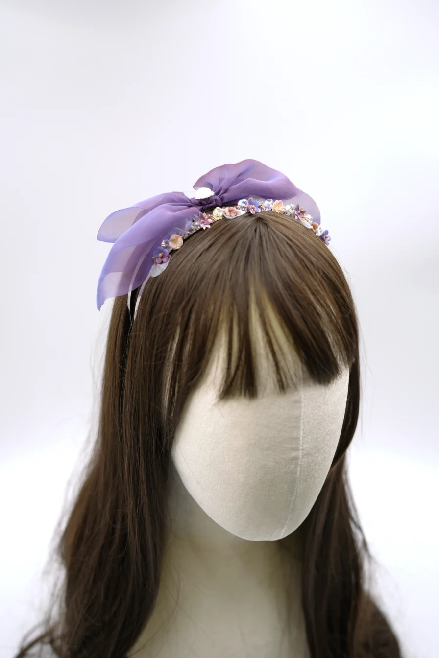Mysterious Night - Lilac Glimmer Headband – Bild 9