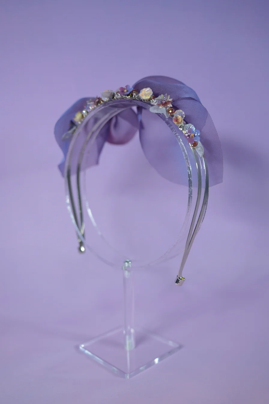 Mysterious Night - Lilac Glimmer Headband – Bild 2